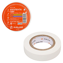 Изолента ПВХ, белая, 15 мм*10 м