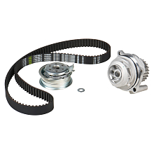 Ремкомплект ГРМ для автомобилей VW Passat B5 (96-)/Golf IV (97-)/Audi A4 (00-)/A6 (97-) 1.6i (помпа/ремень/ролик)