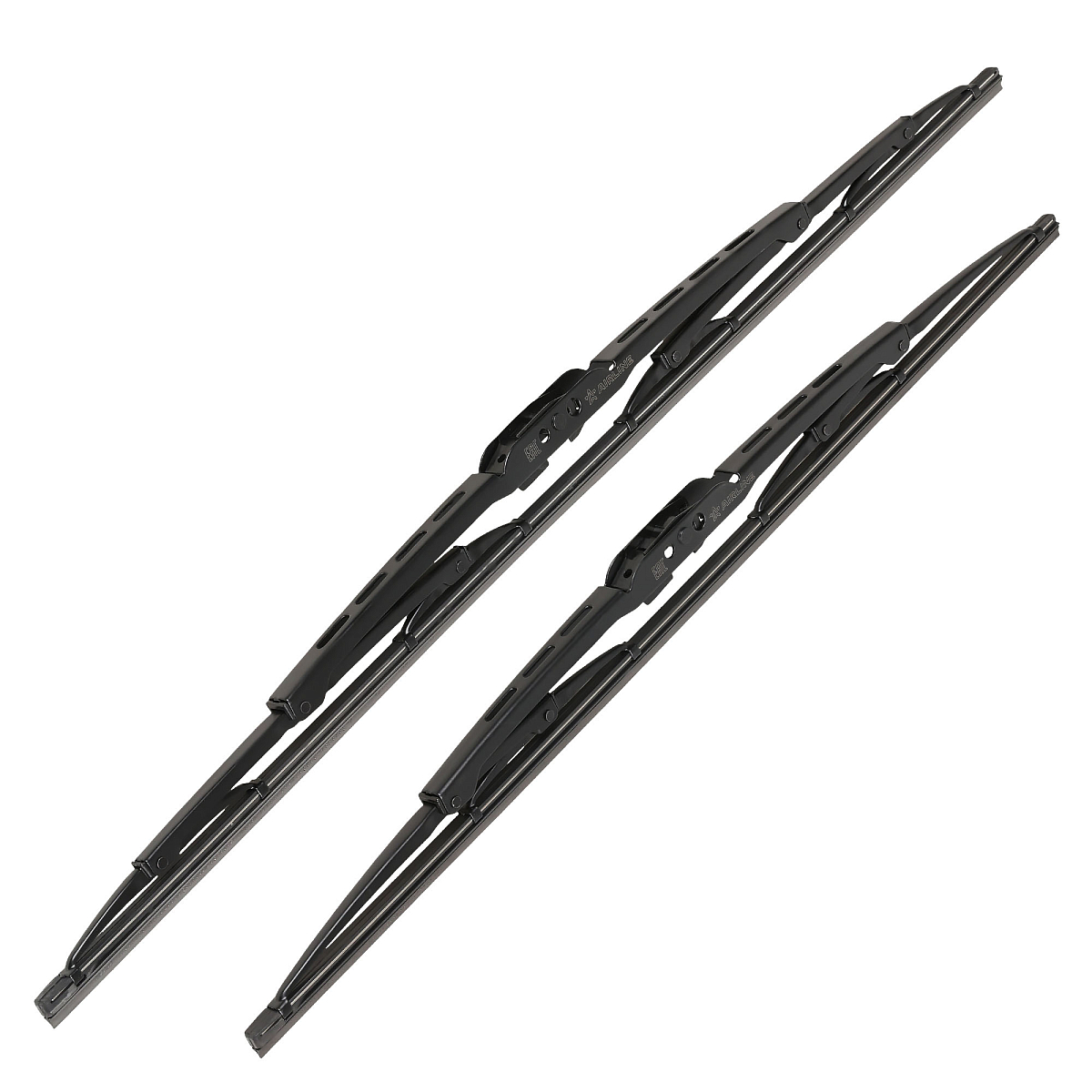 Щетки стеклооч комплект (2 штуки) 550/530мм (22"/21") каркасные с креплением "Крючок 9х3, 9х4 мм" (AWBJ007) МП-серия