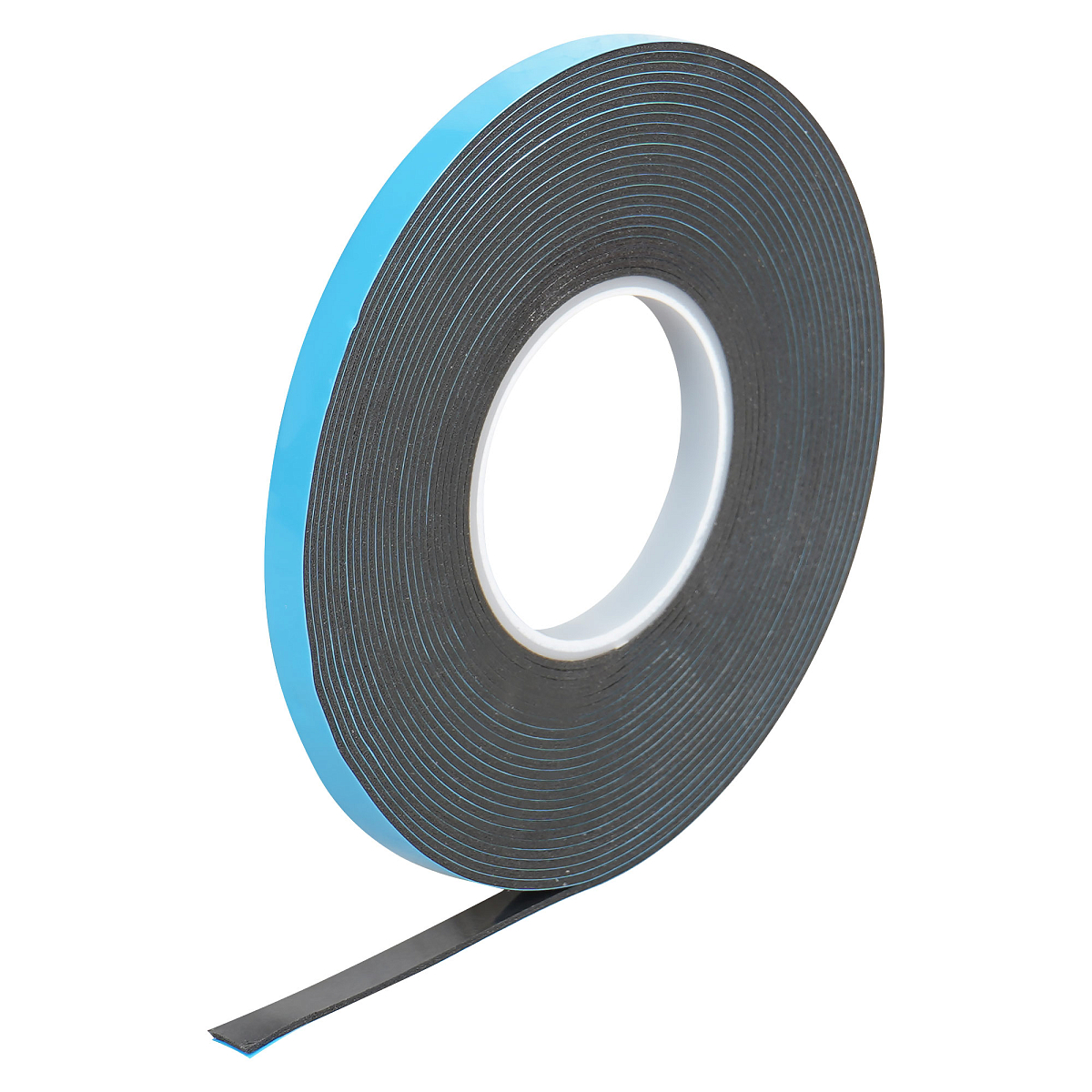 Лента двусторонняя клейкая (скотч), 6мм*5м, акриловая вспененная основа, черная