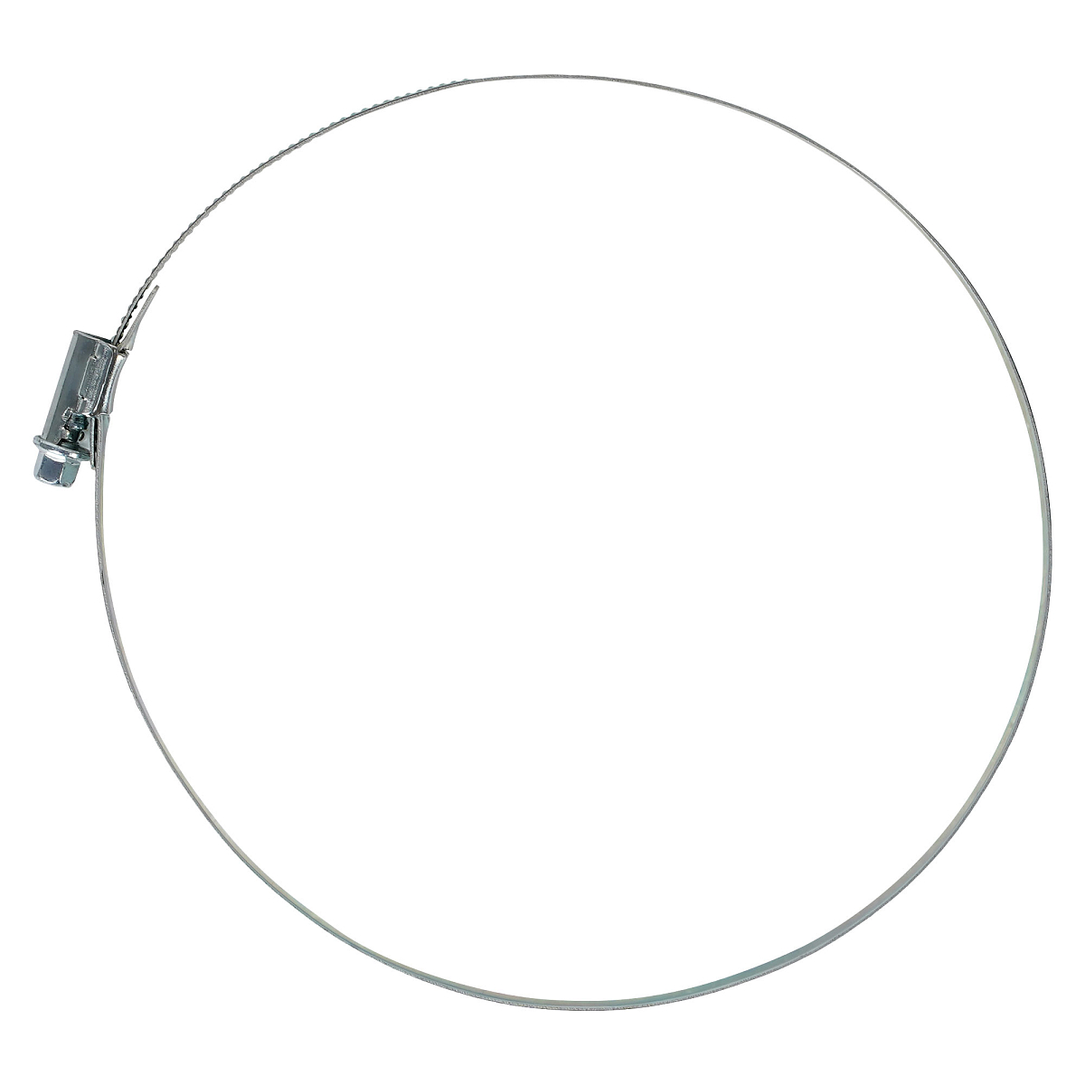 Хомут 140-160/9мм, червячный, усиленный, W1(оцинк), 1 шт.