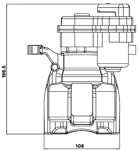 Суппорт тормозной для автомобилей Jetour X70 Plus (20-)/X90 plus (21-) задний левый d=41мм (автомобиль с электродвигателем стояночного тормоза)