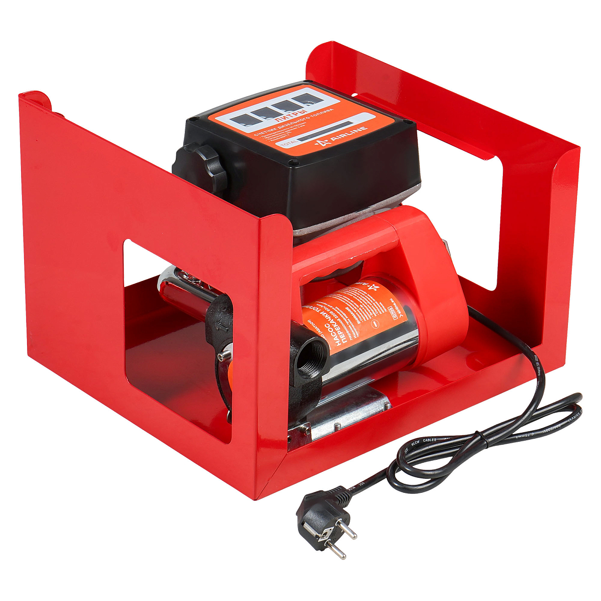 Станция перекачки диз. топлива 220В, 50л/мин, счетчик, пистолет, шланги