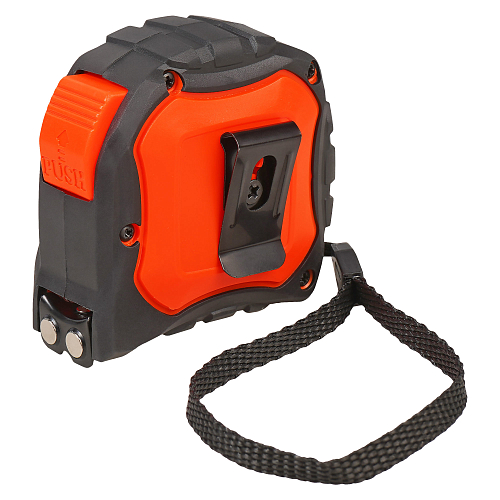 Рулетка в прорезиненном корпусе 5мх19мм, автостоп, магнитный зацеп