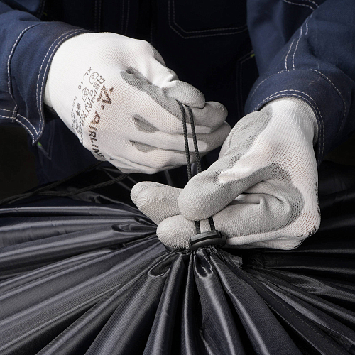 Чехлы для колес, размер R 13-17", комплект 4 шт., цвет черный/оранжевый