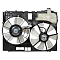 Электровентилятор охлаждения для автомобилей RX II (03-) 3.0i/3.3i [1MZ-FE; 3MZ-FE] (2 вент.) (с кожухом)
