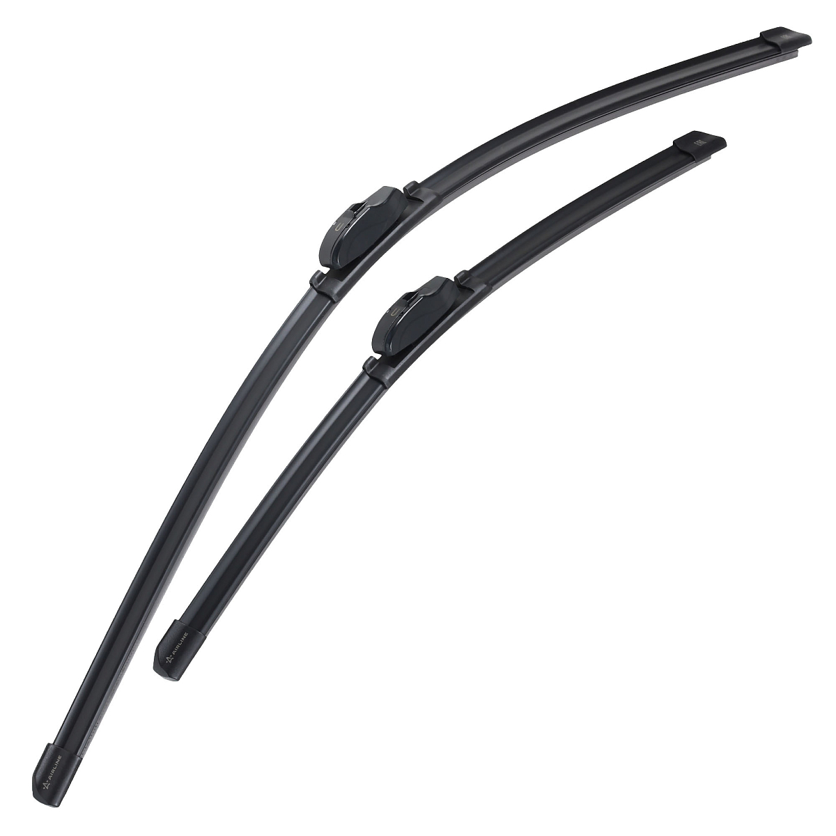 Щетки стеклоочистителя комплект 650/450мм (26"/18") бескаркасные с креплением "Крючок 9x3, 9x4 мм", 2 штуки МП-серия