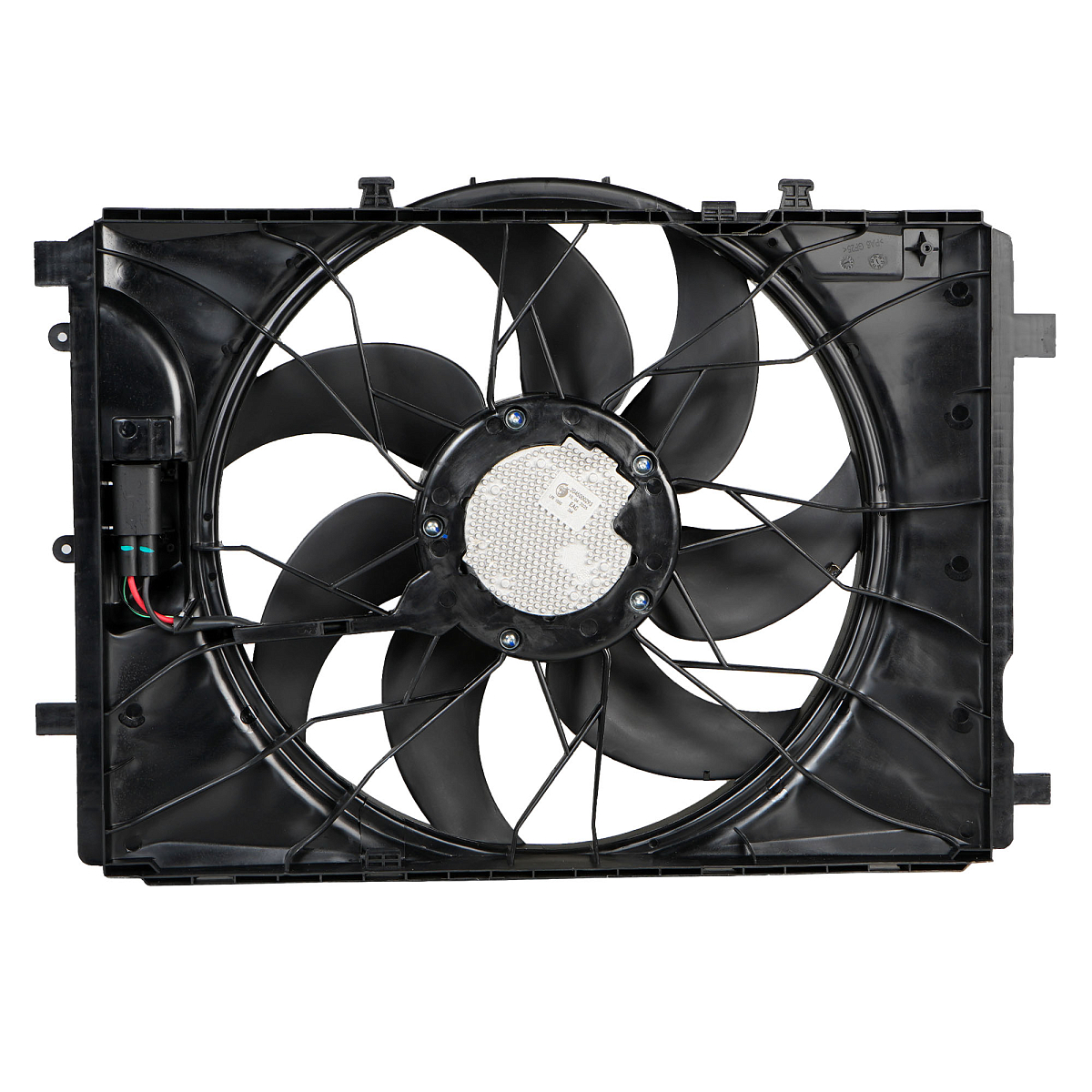 Электровентилятор охлаждения для автомобилей Mercedes-Benz C (W204) (07-)/E (W212) (09-) (с кожухом)