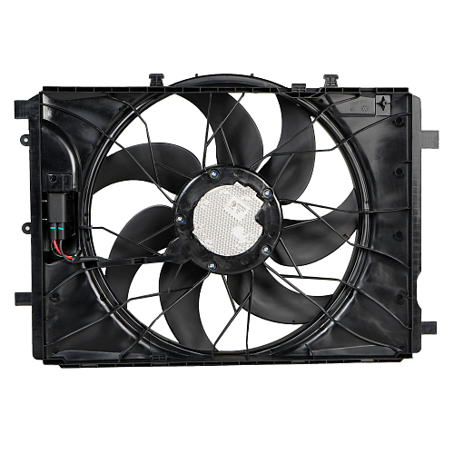 Электровентилятор охлаждения для автомобилей Mercedes-Benz C (W204) (07-)/E (W212) (09-) (с кожухом)