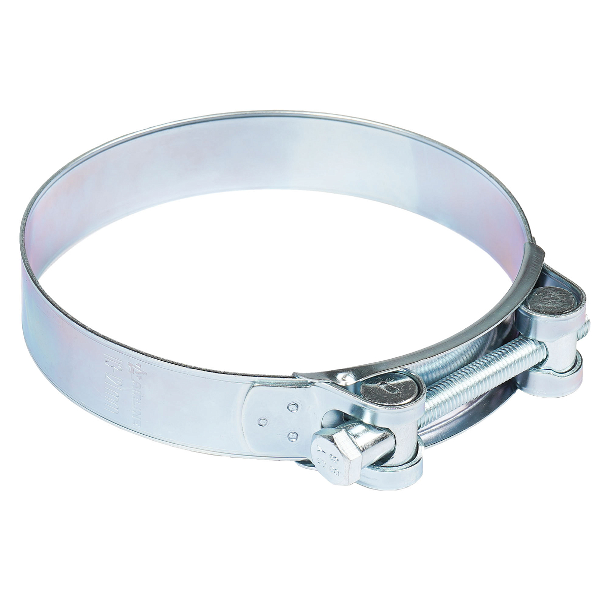 Хомут силовой 113-121/24мм, шарнирный, W1(оцинк.)