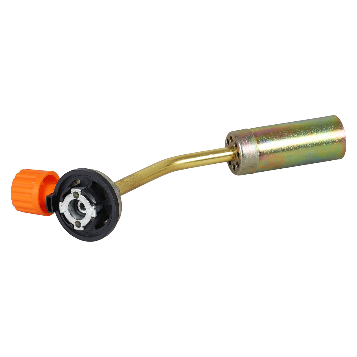 Горелка газовая на цанговый баллон, ручной поджиг, 20*6,8*4 см