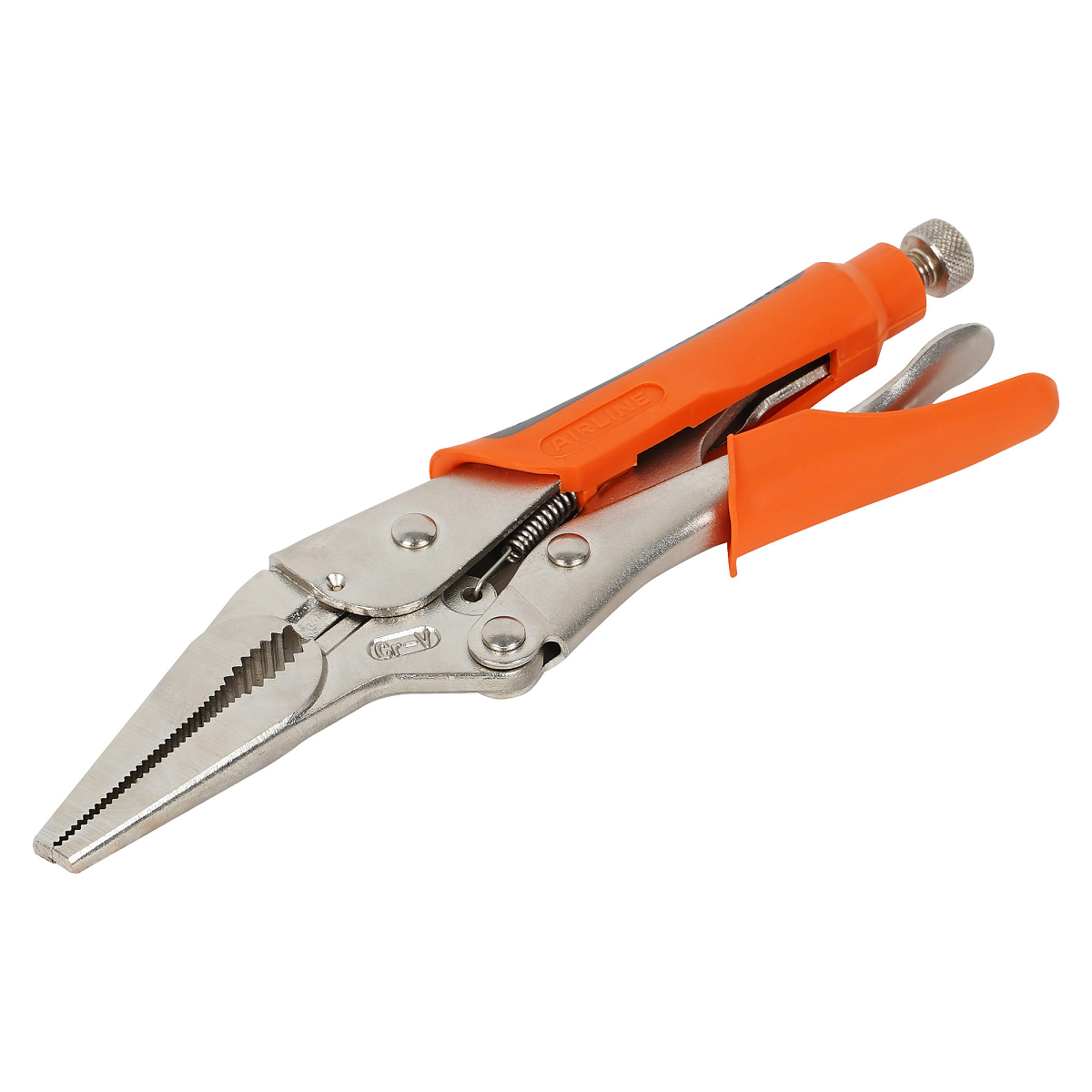 Зажим с фиксацией с удлиненным захватом двухкомпонентная рукоятка 225мм