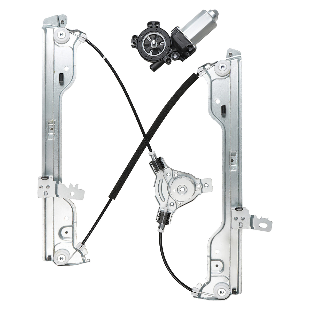 Стеклоподъёмник в сборе для а/м Nissan Qashqai (06-) электрический передний правый с мотором
