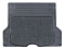Ковер полимерный в багажник автомобиля универсальный, цвет - черный, размер 133х111см