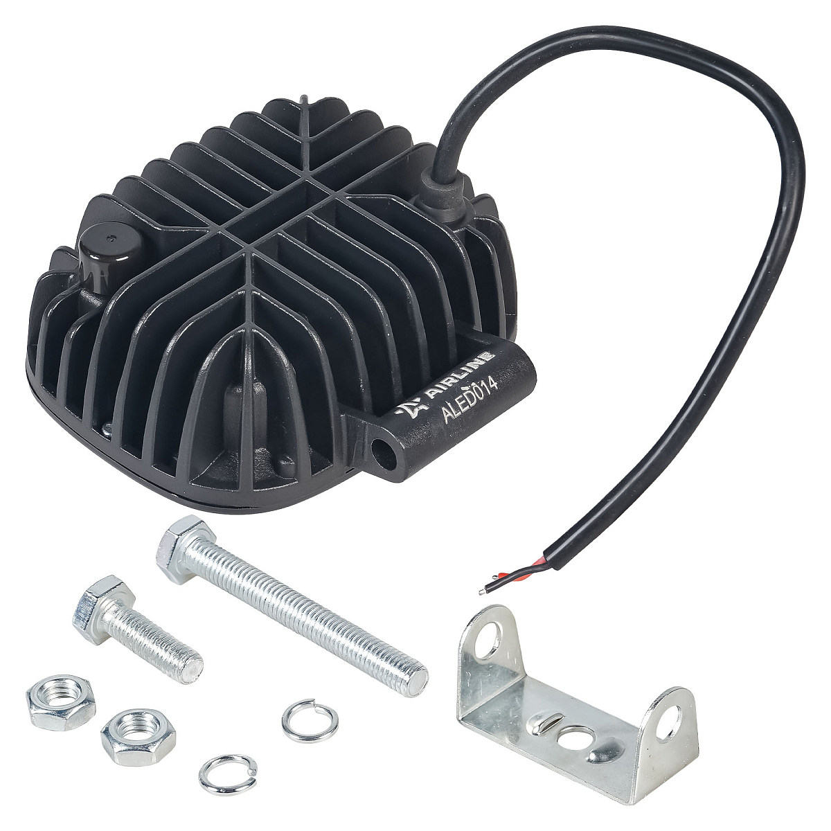 Фара светодиодная прямоугольная, дальний свет, четкая СТГ, 27Вт, 120х126х65мм, 12/24В, PLUS