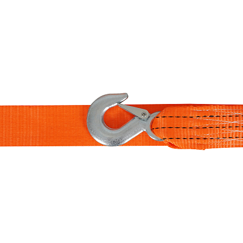 Трос VIP буксировочный усиленный (лента) 3 т, 5 м, 2 крюка, с мешком