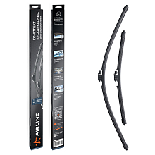 Щетки стеклоочистителя комплект 650/400мм (26"/16") бескаркасные с креплением "VATL5.1", 2 штуки МП-серия