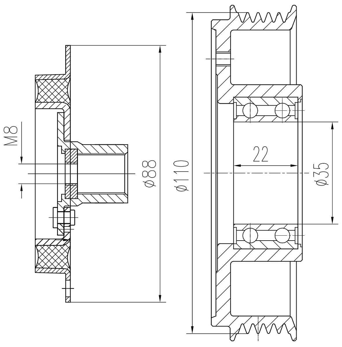 Муфта срывная для компрессора кондиционера LCAC 2112 LUZAR