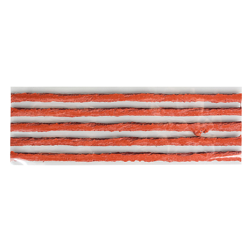 Жгуты для ремонта б/к шин, 6*200мм, 60 шт, коричневые, ПВХ подложка, в коробке