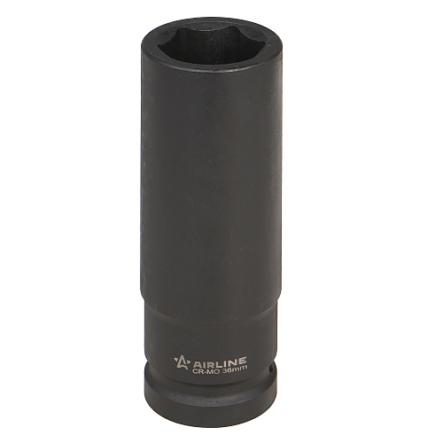 Головка ударная торцевая 1"DR шестигранная 36мм, L=160мм