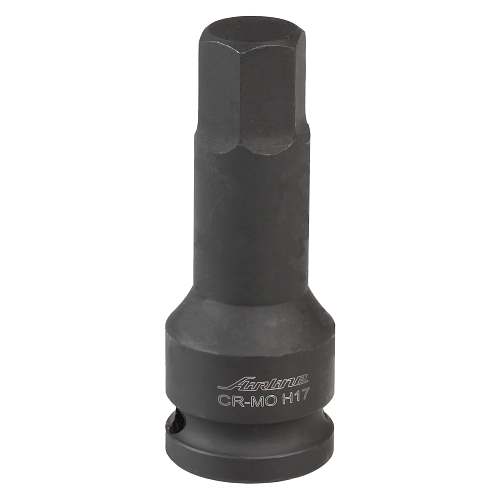 Головка ударная торцевая 1/2"DR внешний шестигранник H17, L=78мм