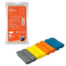 Набор салфеток "прямоугольники" из микрофибры (8 шт., 20*20 см)