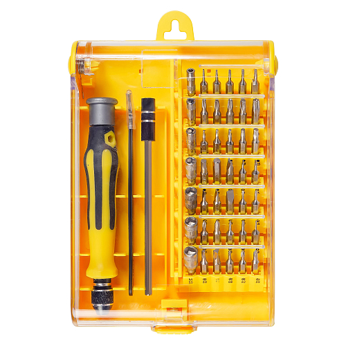 Набор отвёрток для точных работ 45пр., пласт. кейсе