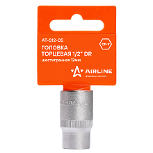 Головка торцевая 1/2"DR шестигранная 12мм, L=38мм пласт.подвес