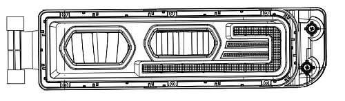 Фара для автомобилей Howo T5G (противотуманная), светодиодная, левая