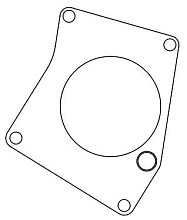 Прокладка воздушного компрессора для автомобилей КАМАЗ 5490 (13-)/Mercedes-Benz Axor (01-) [OM457]