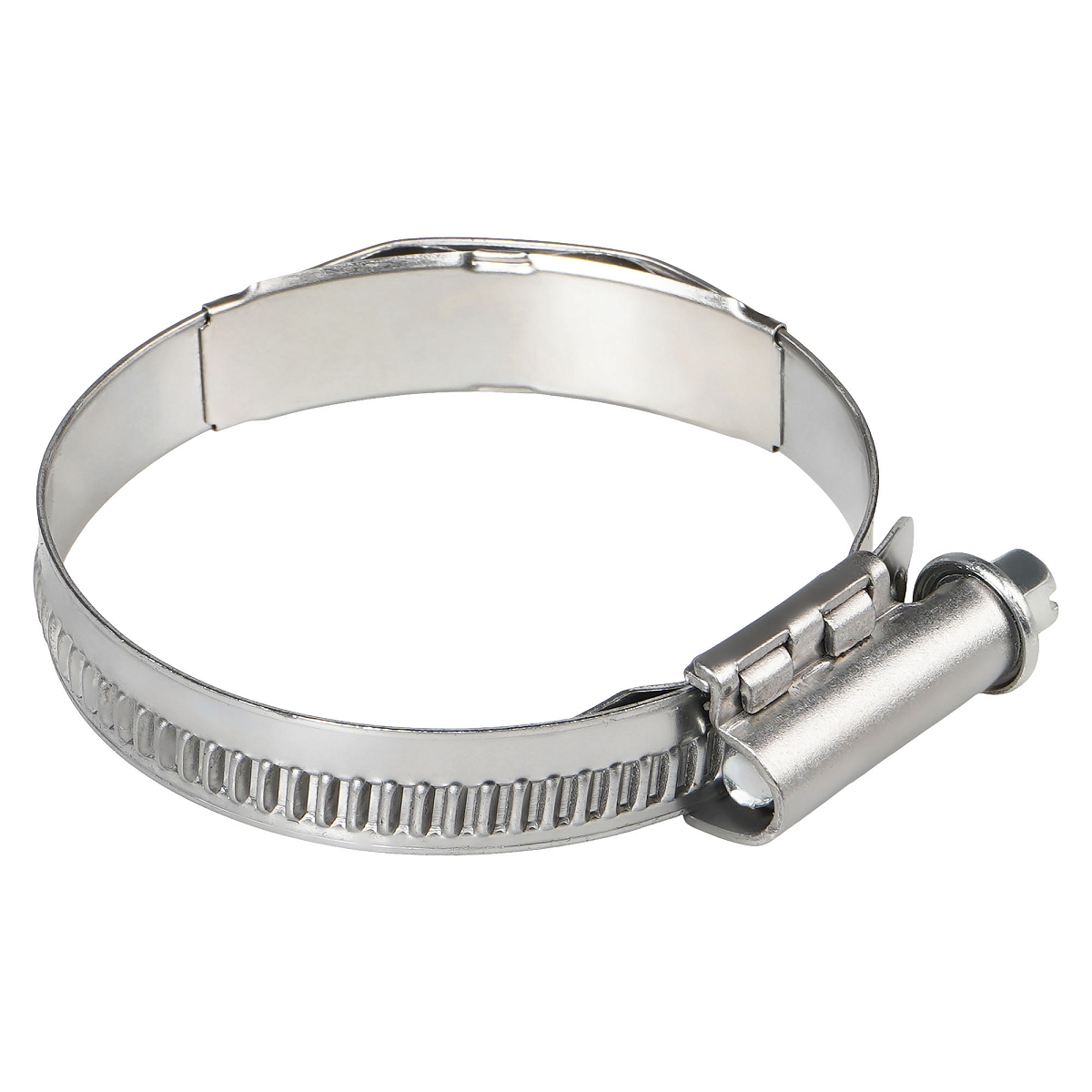 Хомут червячный 45-65/12мм с пружинной вставкой, W2 (нерж.)