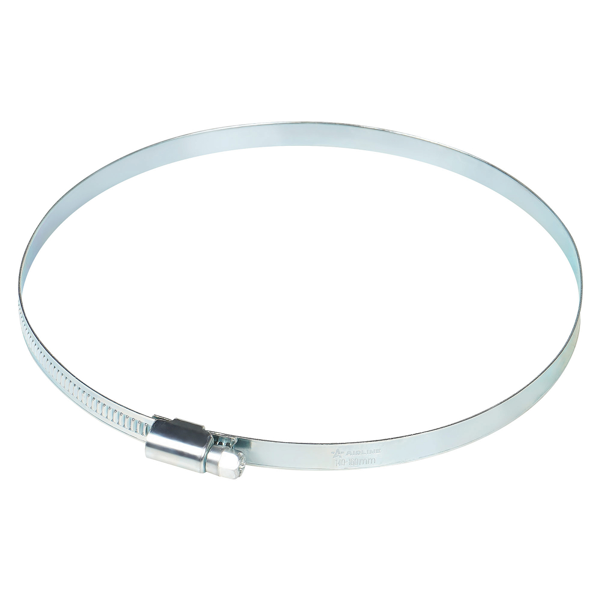 Хомут червячный 140-160/9 мм, стандарт, W1 (оцинк)