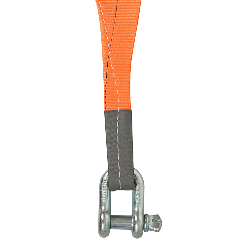 Трос VIP буксировочный усиленный (лента) 15 т, 6 м , 2 металл. шакла, с мешком