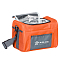 Сумка-холодильник (термосумка) 6л, 24*18*17см, цвет оранжевый/серый