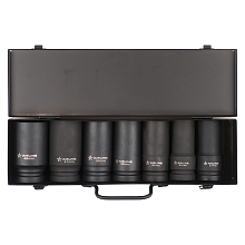 Набор головок ударных 1"DR L=110мм, 7пр. (24-46мм) металл.кейс