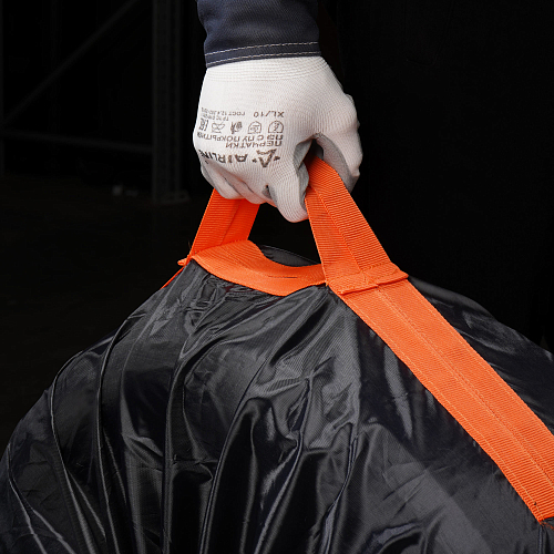 Чехлы для колес, размер R 18-22", комплект 4 шт., цвет черный/оранжевый