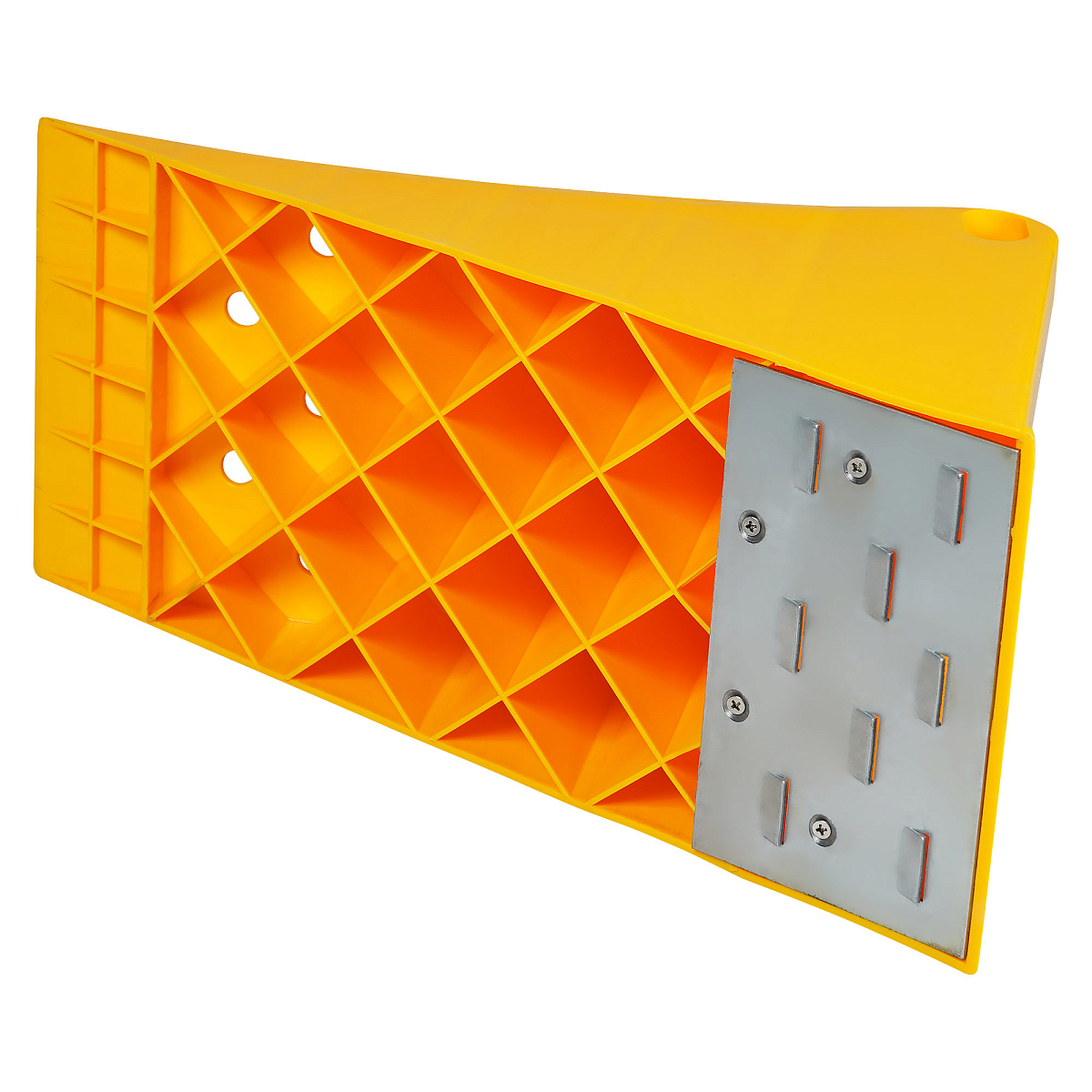 Упор (башмак) противооткатный, пластиковый, грузовой 48х20х22см