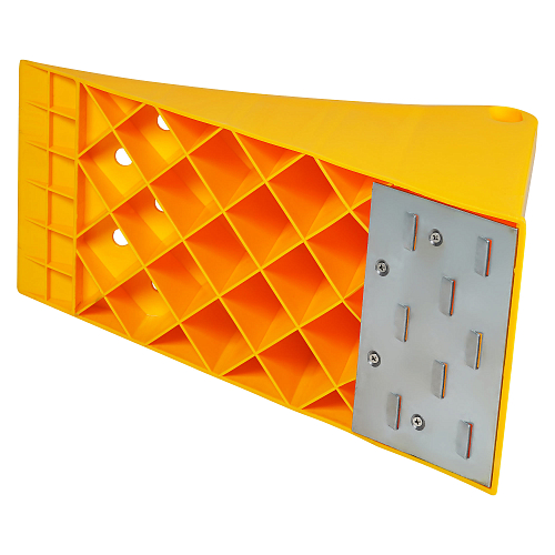 Упор (башмак) противооткатный, пластиковый, грузовой 48х20х22см