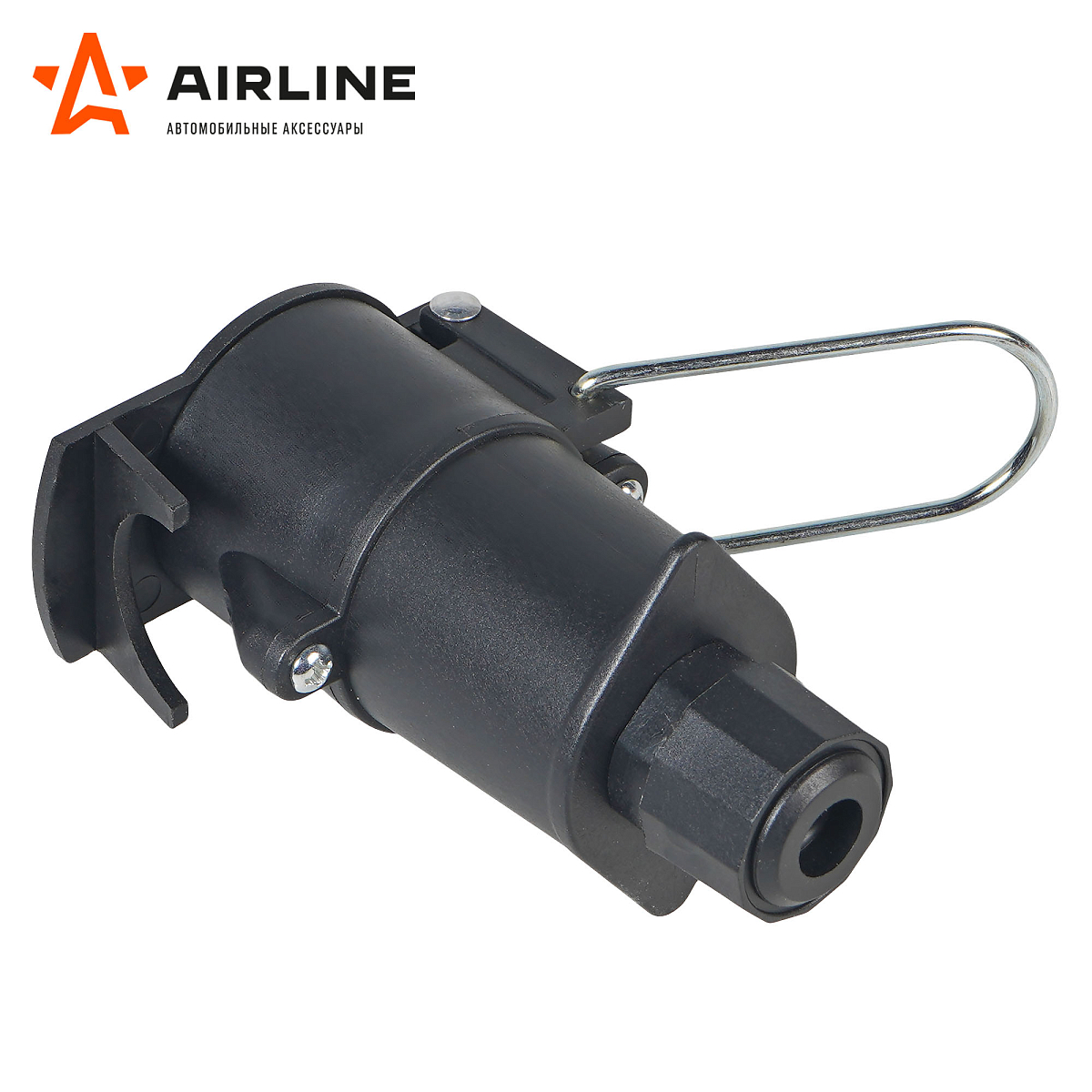 Розетка фаркопа 12В 7 контактов пластик (на кабель)