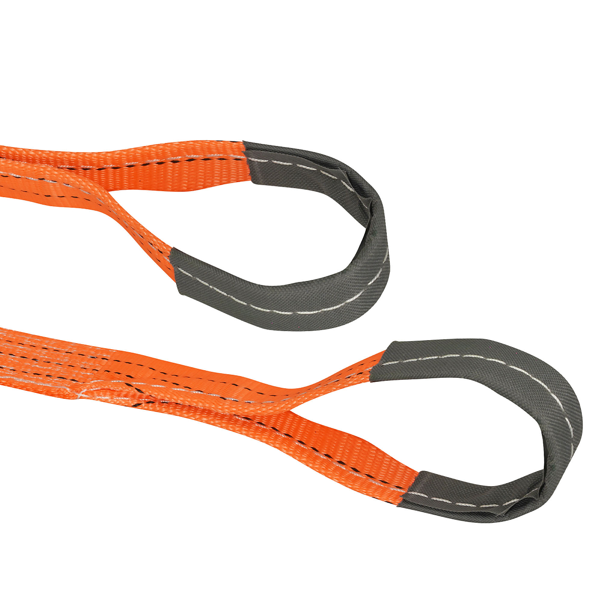 Трос буксировочный (лента) 8 т, 5 м, 2 металл. шакла