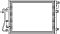 Радиатор кондиционера для автомобилей Clio II (98-)/Symbol I (99-)/Kangoo I (97-)