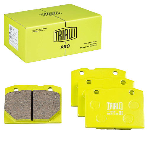 Колодки тормозные дисковые передние (керамические) для автомобилей Лада 2107 [серия PRO]