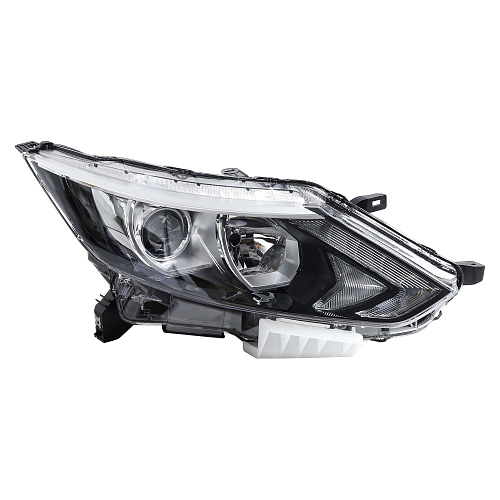 Фара для автомобилей Nissan Qashqai J11 (13-) (головного света) галоген/светодиодная, с ДХО, электрический корректор, правая