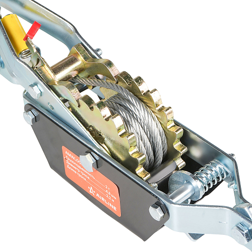 Лебедка ручная рычажная с двойным храповым механизмом 2 т, 2,2 м МП-серия