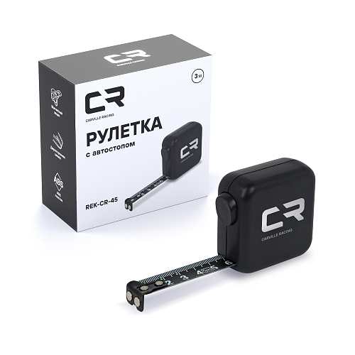Рулетка 3м с автостопом CARVILLE RACING