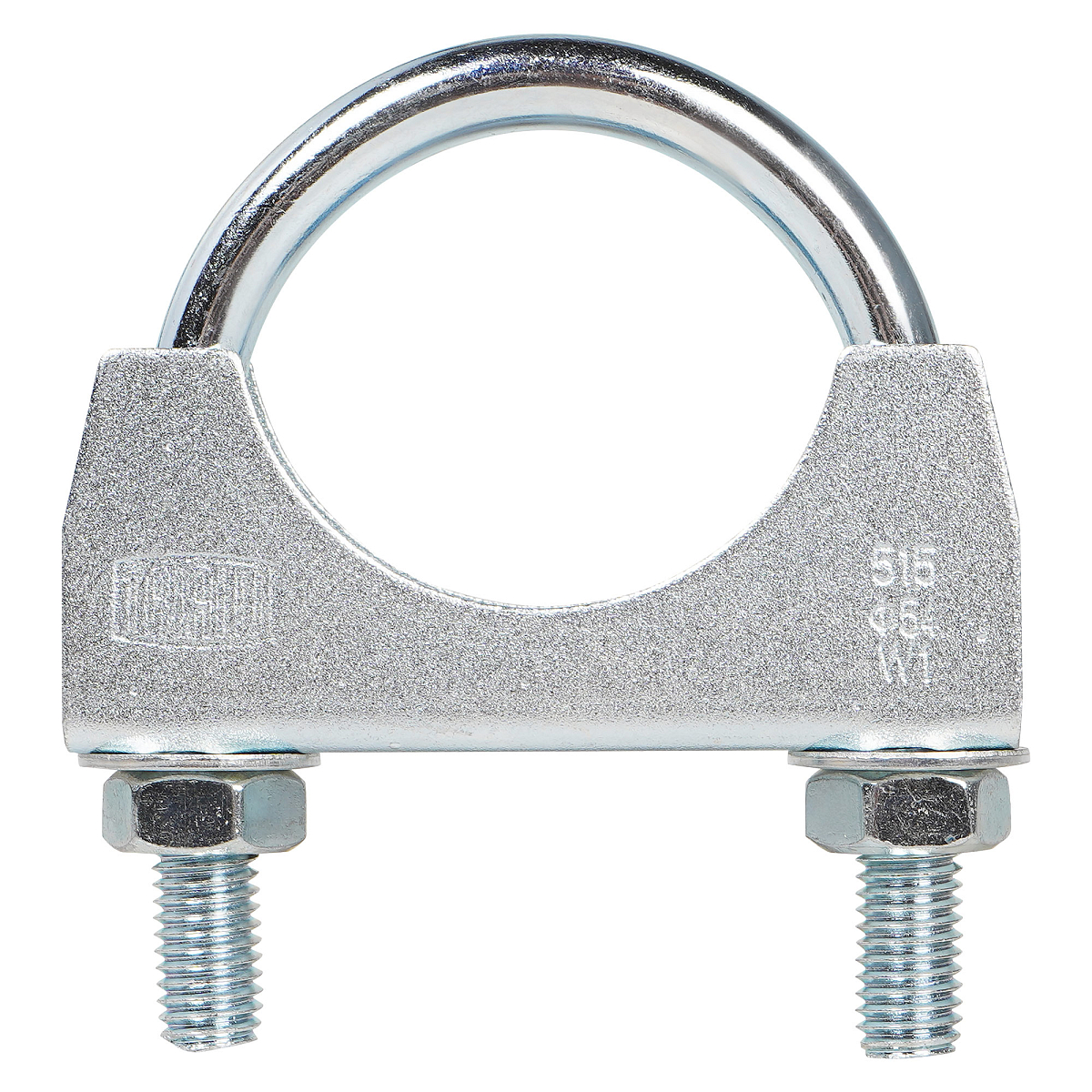 Хомут глушителя U-образный D=54 мм (стремянка) (оцинкованная сталь)