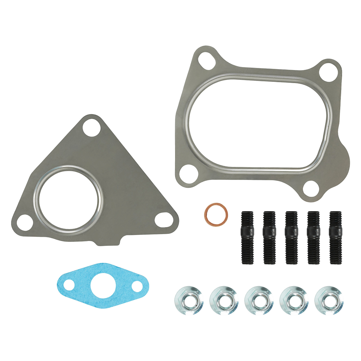 Набор монтажн. турбокомпр. для а/м Renault Duster (10-)/Megane (02-) 1.5d (K9K) (тип KP35) (прокл. 4 шт, шпил. 5 шт., гайк.5 шт.)