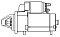 Стартер для автомобилей MAN TGL (04-) с дв. D0834/TGM (05-) с дв. D0836 24В 4кВт (10 зуб.)