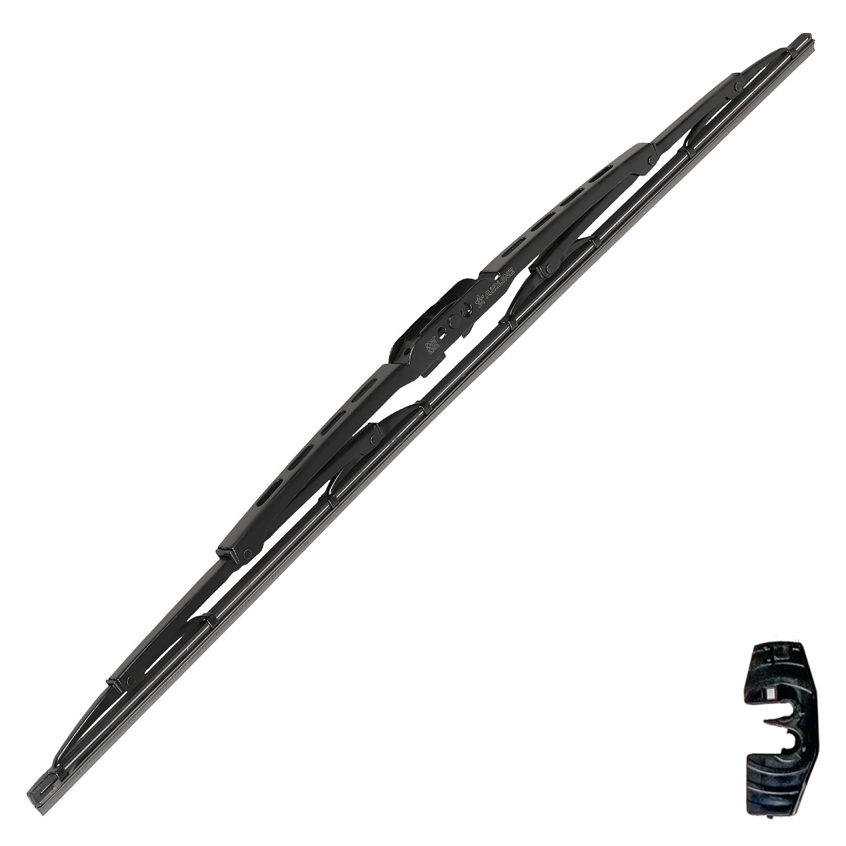 Щетка стеклоочистителя 550 мм (22") каркасная, 1 адаптер