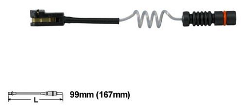 Датчик износа передних тормозных колодок для автомобилей Mercedes Vito (96-) / Sprinter (96-) / VW LT (96-)